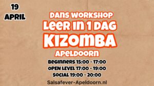 19 April Ticket - Kizomba Bootcamp In Apeldoorn | Learn Kizomba 1 Day