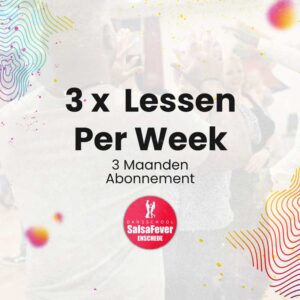 3x Lessen Per Week | 3 Maanden Abonnement | Salsa, Bachata, Kizomba Of Zouk 2026