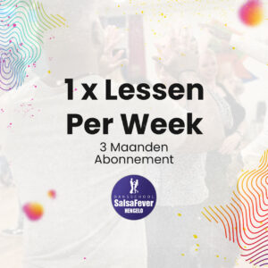 Beginners Standaard Abonnement | 3 Maanden - 1x Les Per Week | Salsa, Bachata Of Kizomba 2026