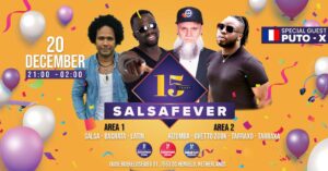 🎉 15 Years of SalsaFever  Anniversary Night! 💃🕺 | 2 Areas | Special Guest Puto-X