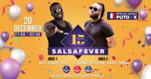 ๐ 15 Years of SalsaFever  Anniversary Night! ๐๐บ | 2 Areas | Special Guest Puto-X